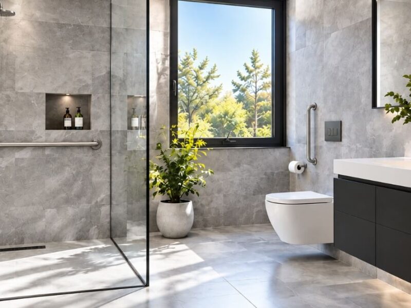 Un baño que piensa en el futuro